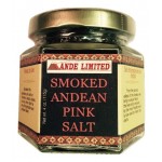 Smoked Andean Pink Rock Salt - 4 oz jar